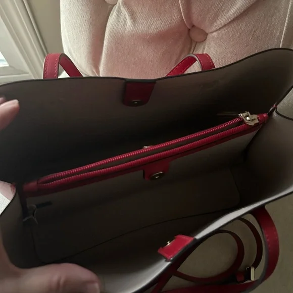 Kate Spade Red Tote Bag/Purse - Picture 4 of 4